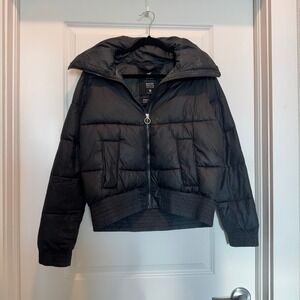 Hollister Black Puffer Jacket